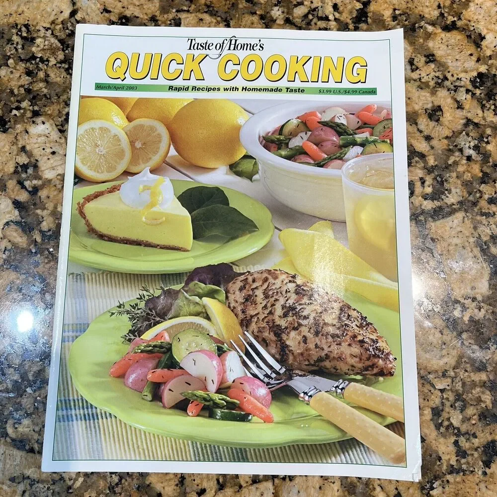 Lot Of Taste Of Homes Quick Cooking Back Issues Recipes Magazines 2003 set Of 6